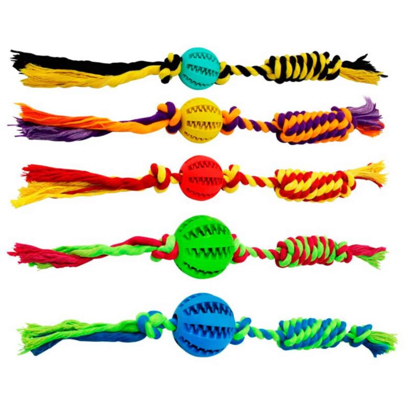 Pelota de béisbol con cuerda de algodón