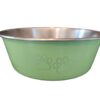 Comedero acero inox con huellitas - XS-S
